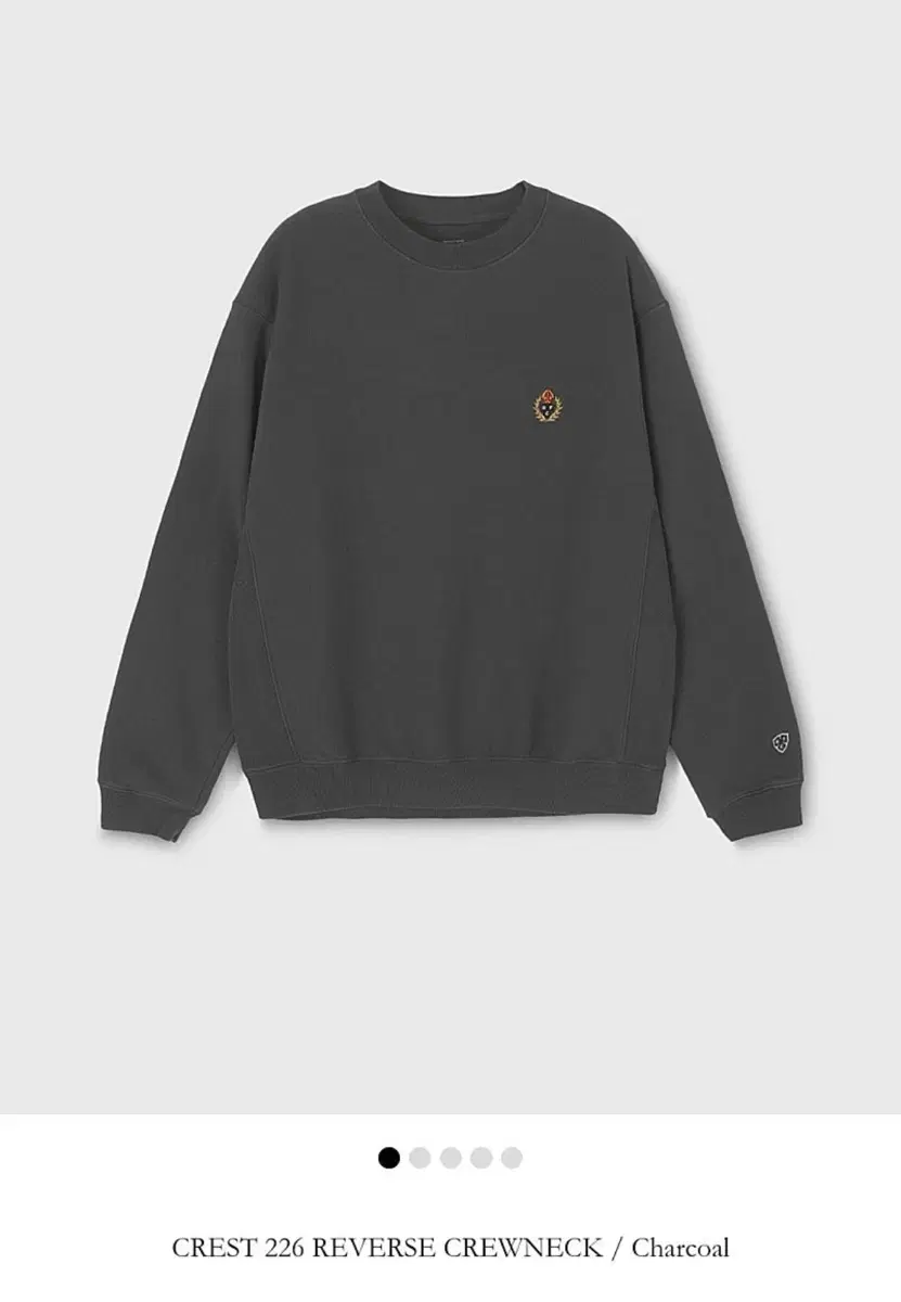 Heritage Floss Reverse Crewneck Charcoal XL