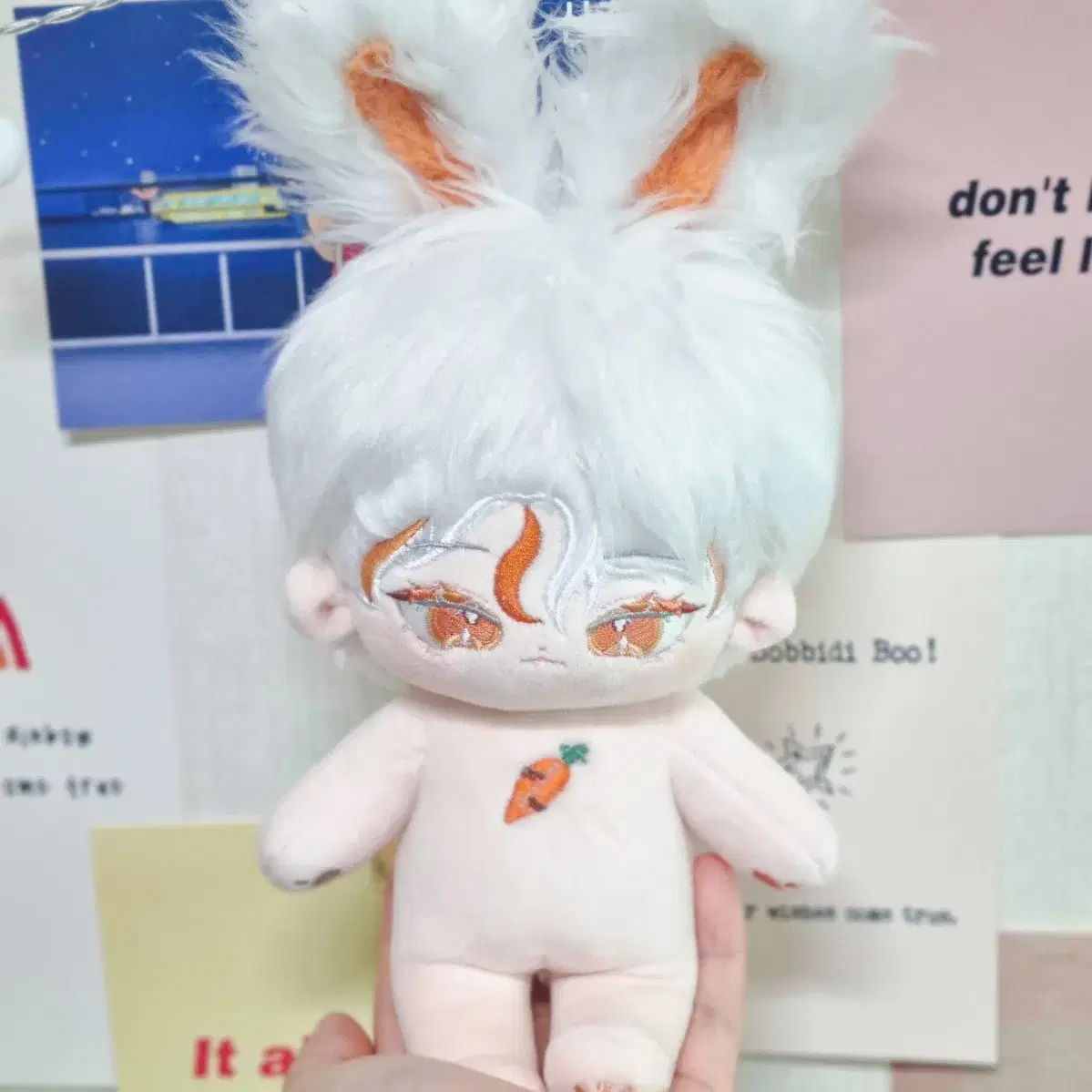 [갠제/소량복제/개인제작솜인형] 무속성 캐로 20cm (뼈깅)