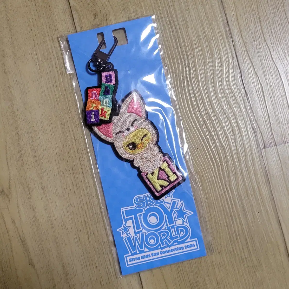 [unsealed] straykids skz skzoo Pocky Toy World Embroidered Keyring