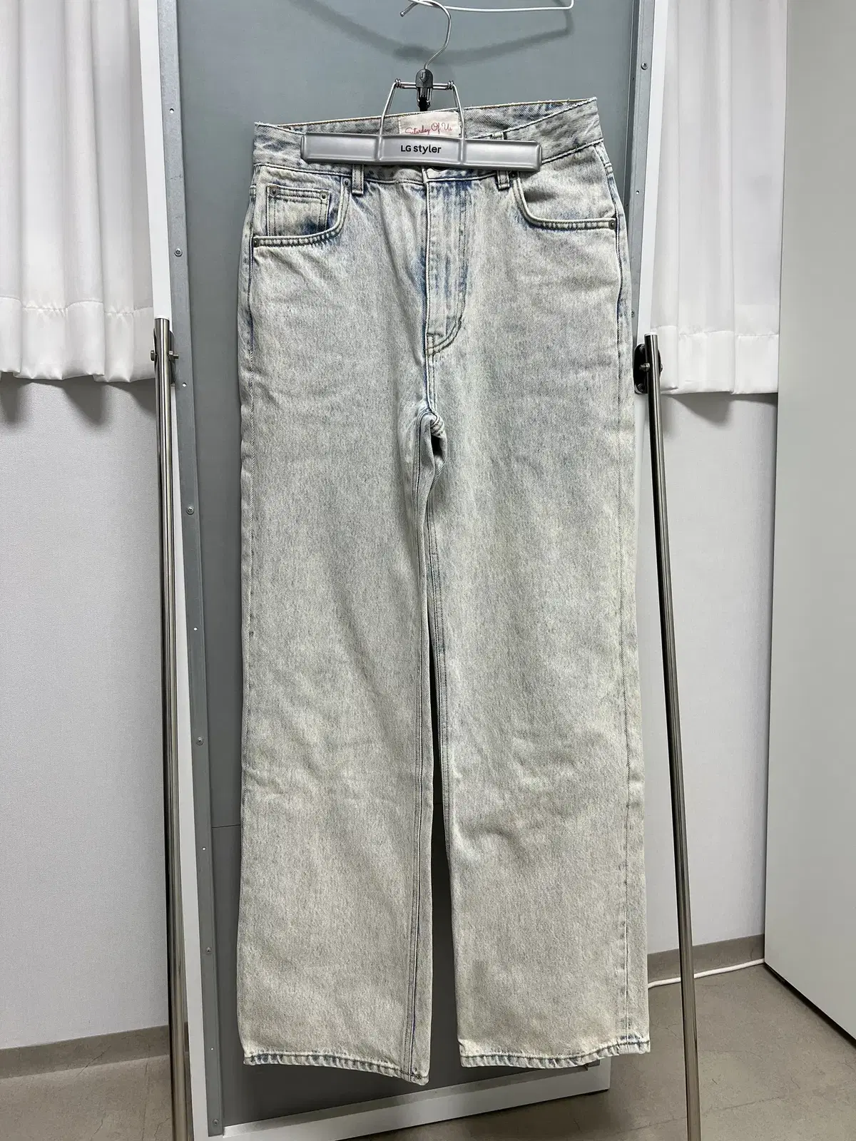 [S] STU 21 S/S Denim Pants Light Blue