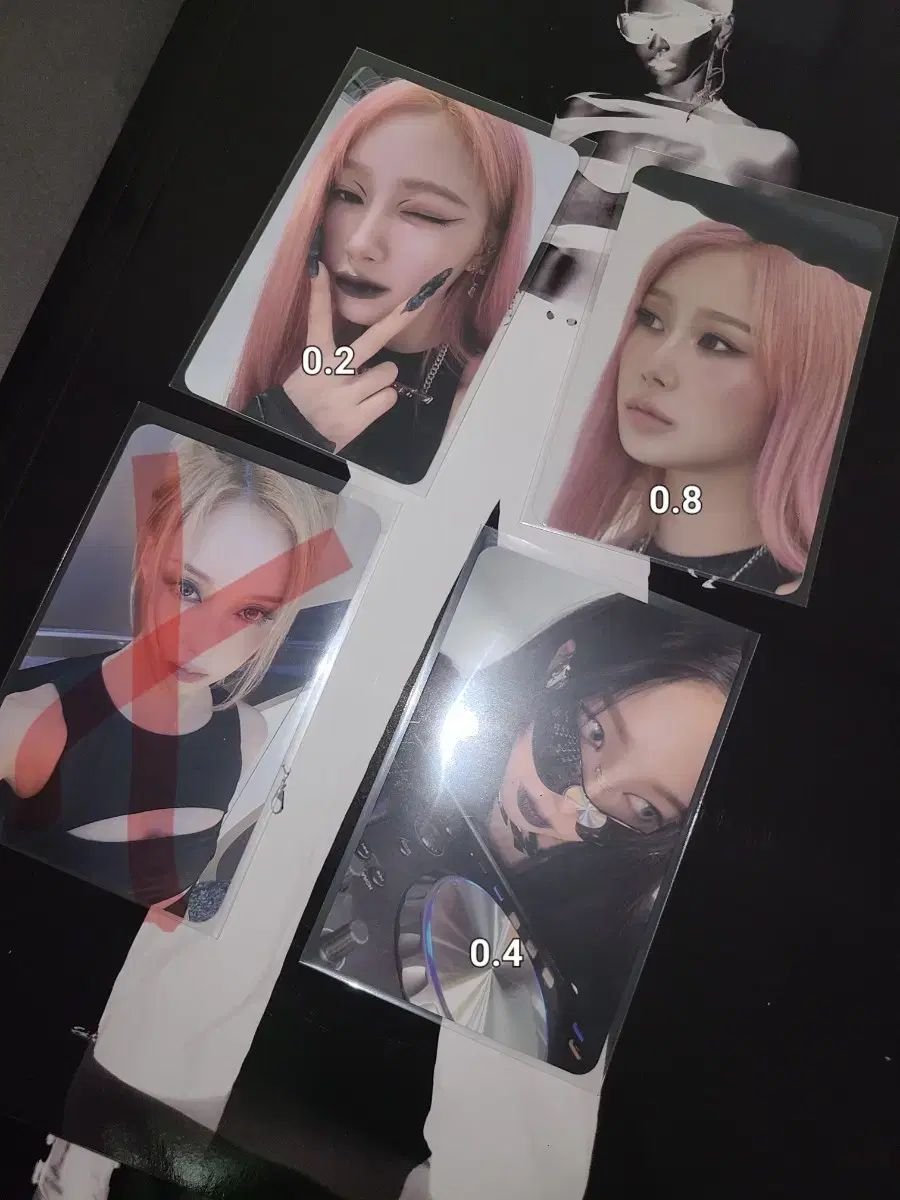 Aespa Weflash photocard sell makestar giselle karina winter Ningning