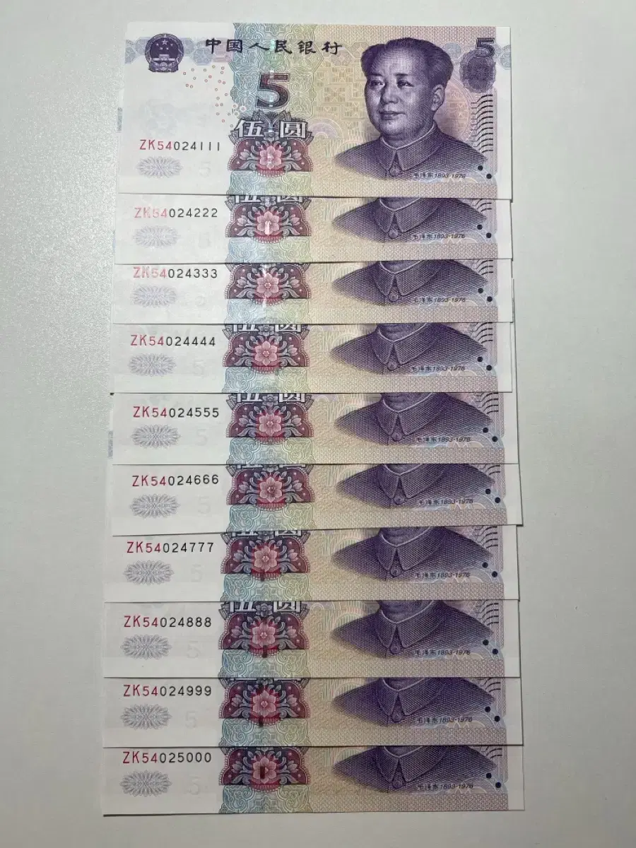 Chinese banknotes