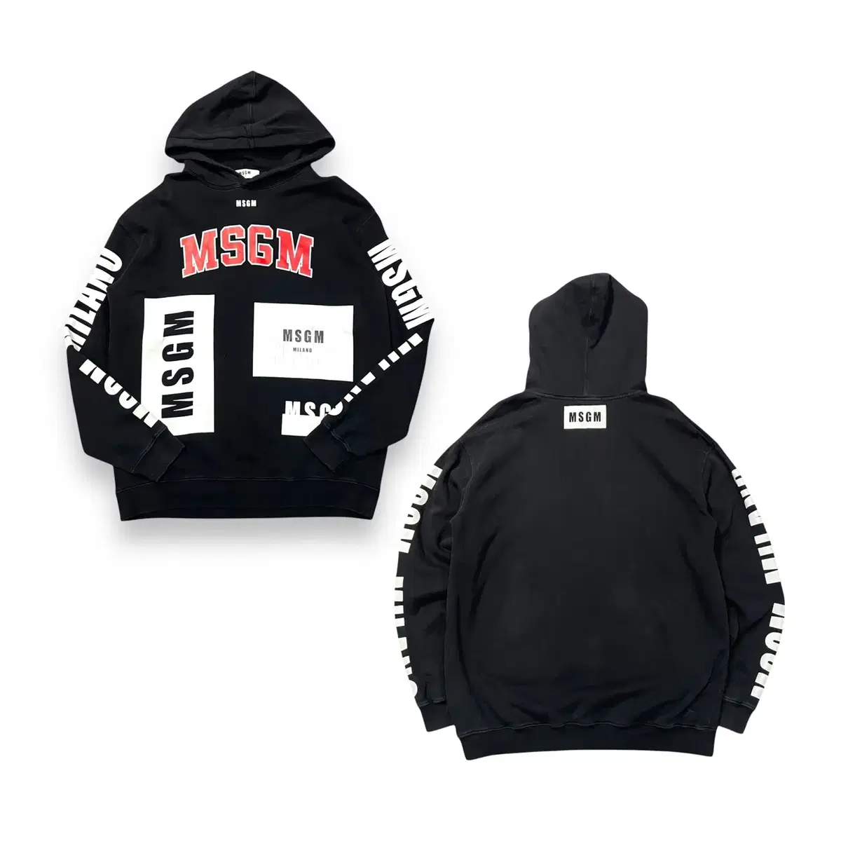 MSGM Multi-Logo Hoodie