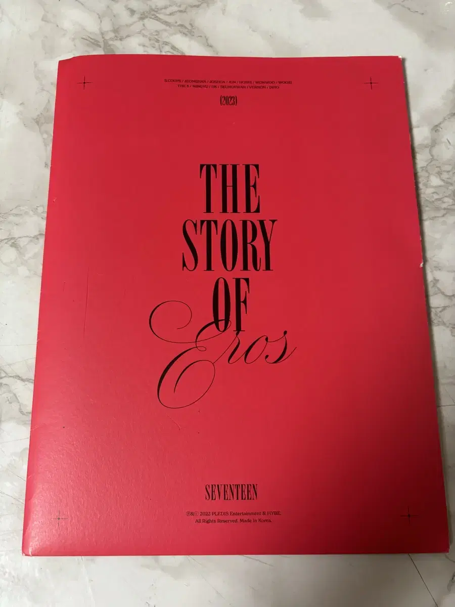 Seventeen The story of(2023 seasons greetings) postcard sell Very cheap!!!