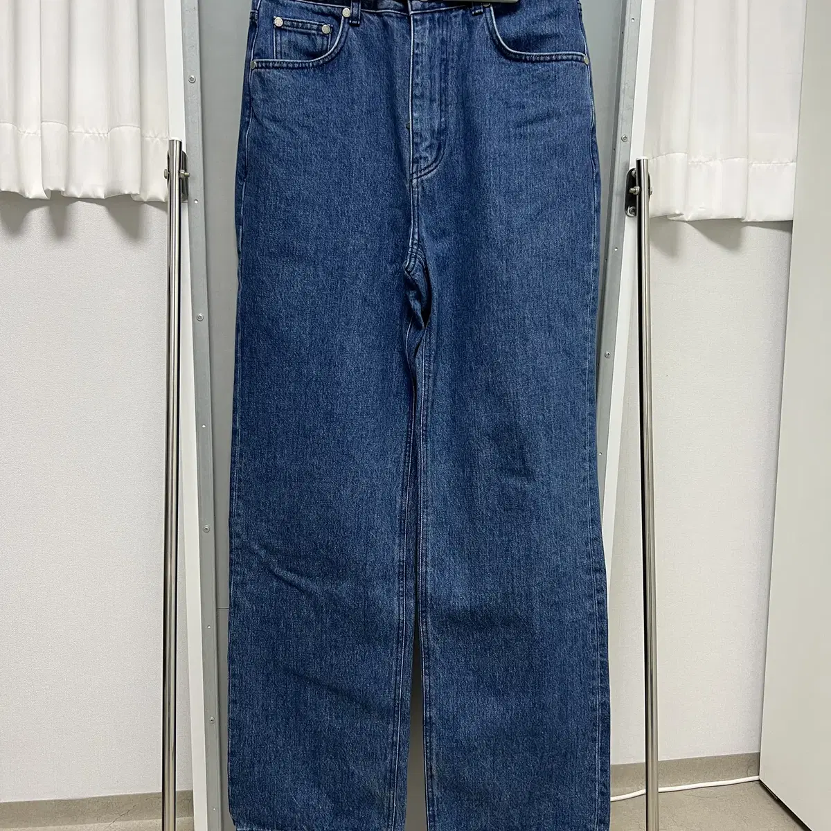 [S] STU 21FW Denim Pants Mid Blue