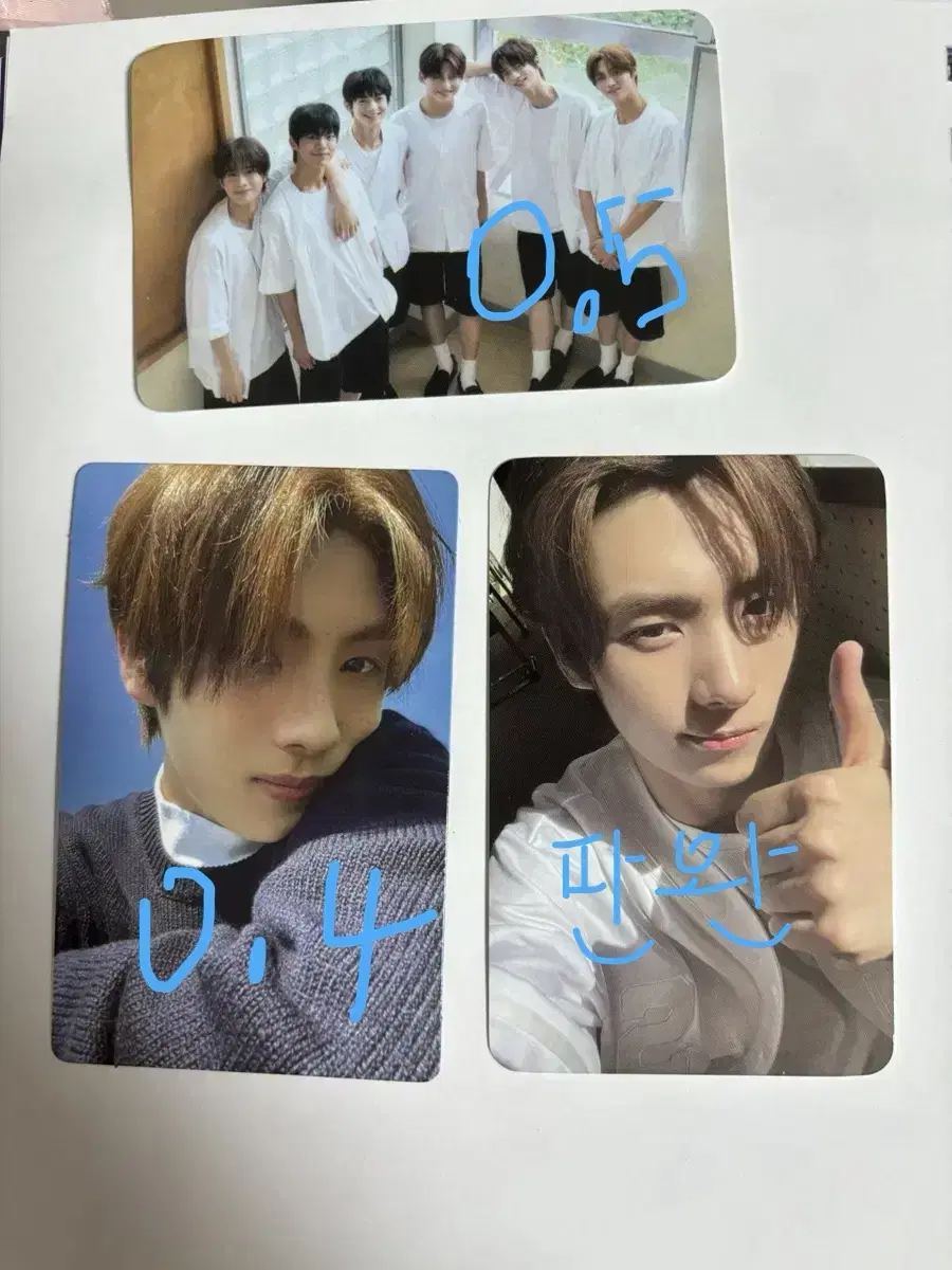 Tours Elbeum group polaroid photo youngjae Hanjin group photocard