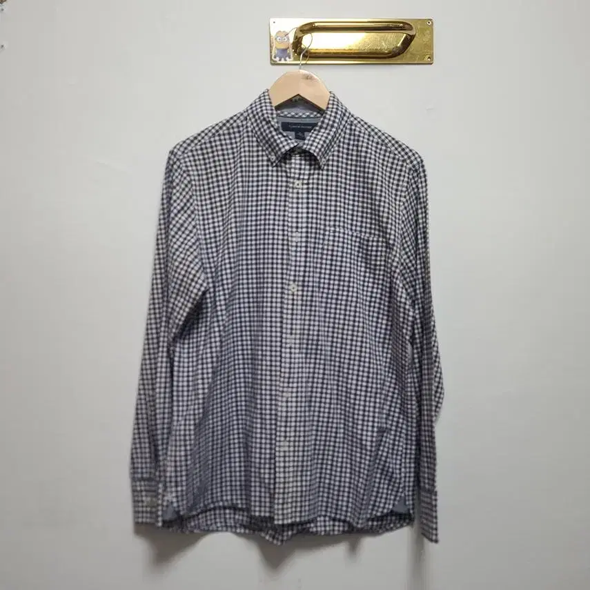 [TOMMY] Men's Custom Fit Button-down Shirt M