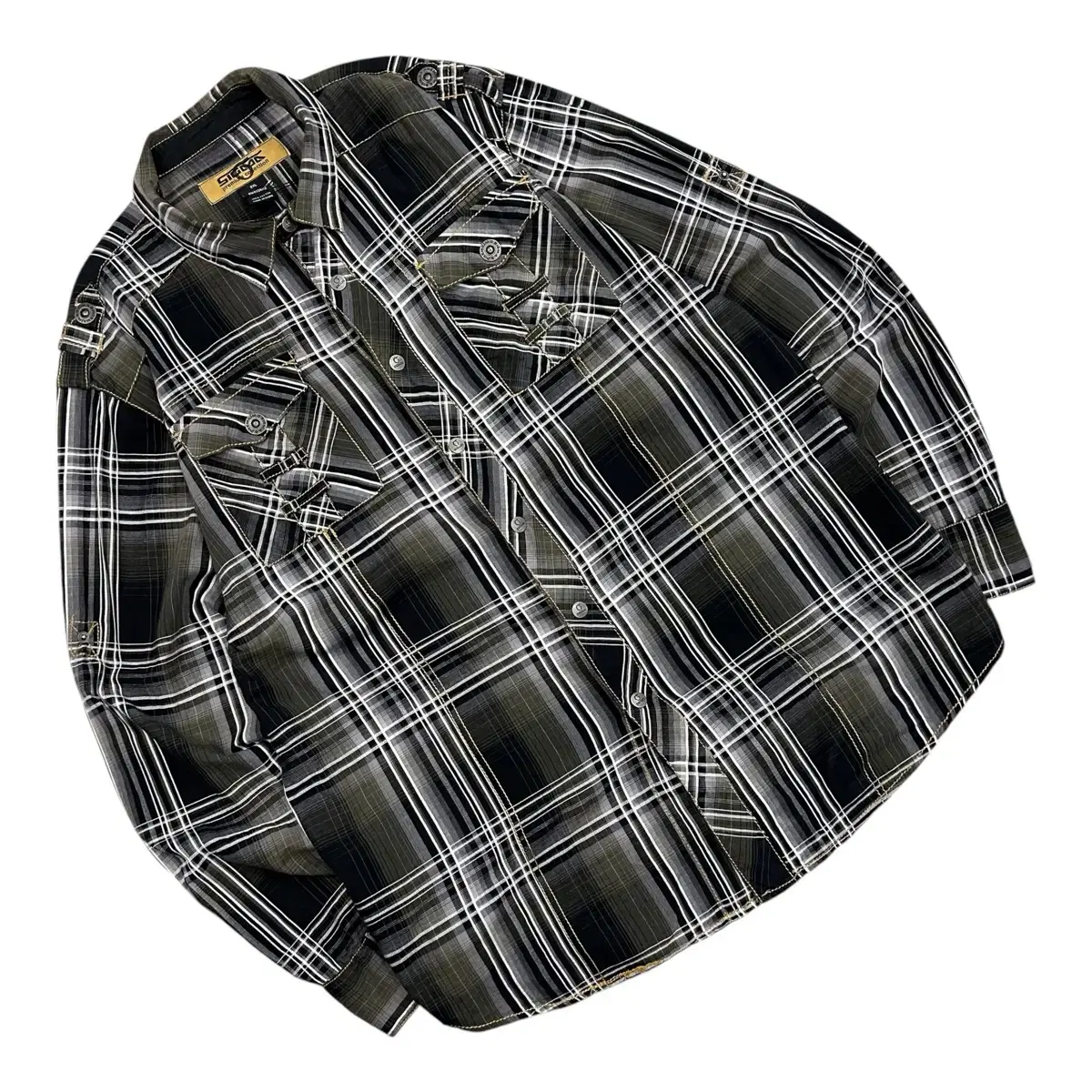 [2XL] SIGMA Sigma Vintage Check Shirt