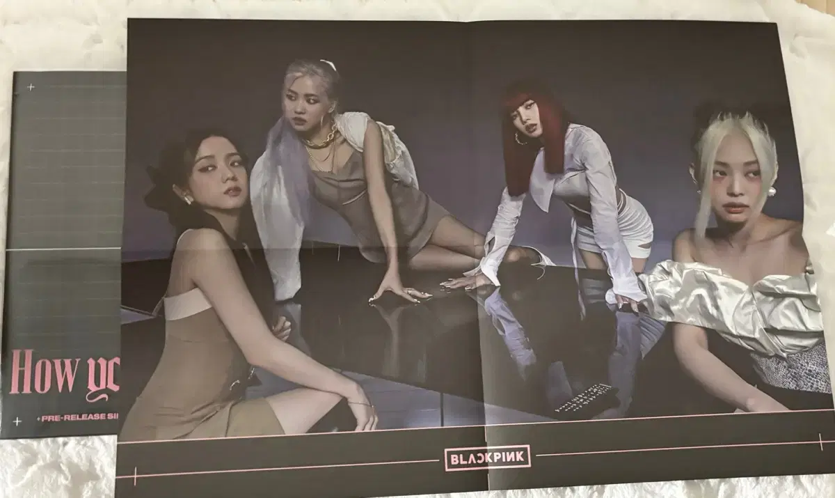 Black Pink how you like that photobook poster postcard