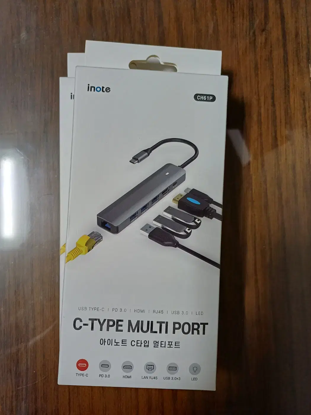 C타입 허브 USB3.0 미개봉 아이노트