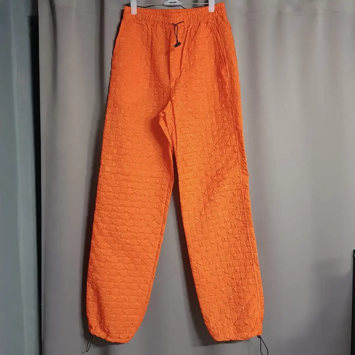 [Mass Known] Checkerboard Track Pants (Orange)