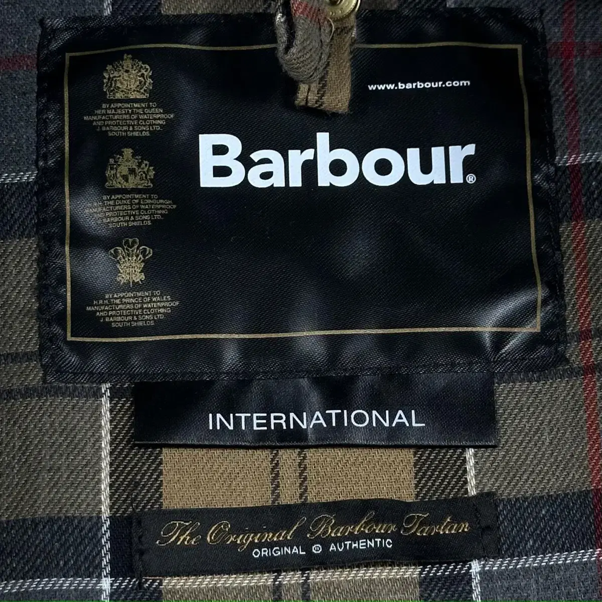 (36) Barbour 바버 인터내셔널 클래식 왁스자켓 블랙