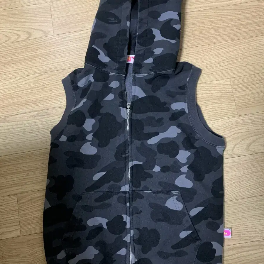 Bape 후드 조끼집업