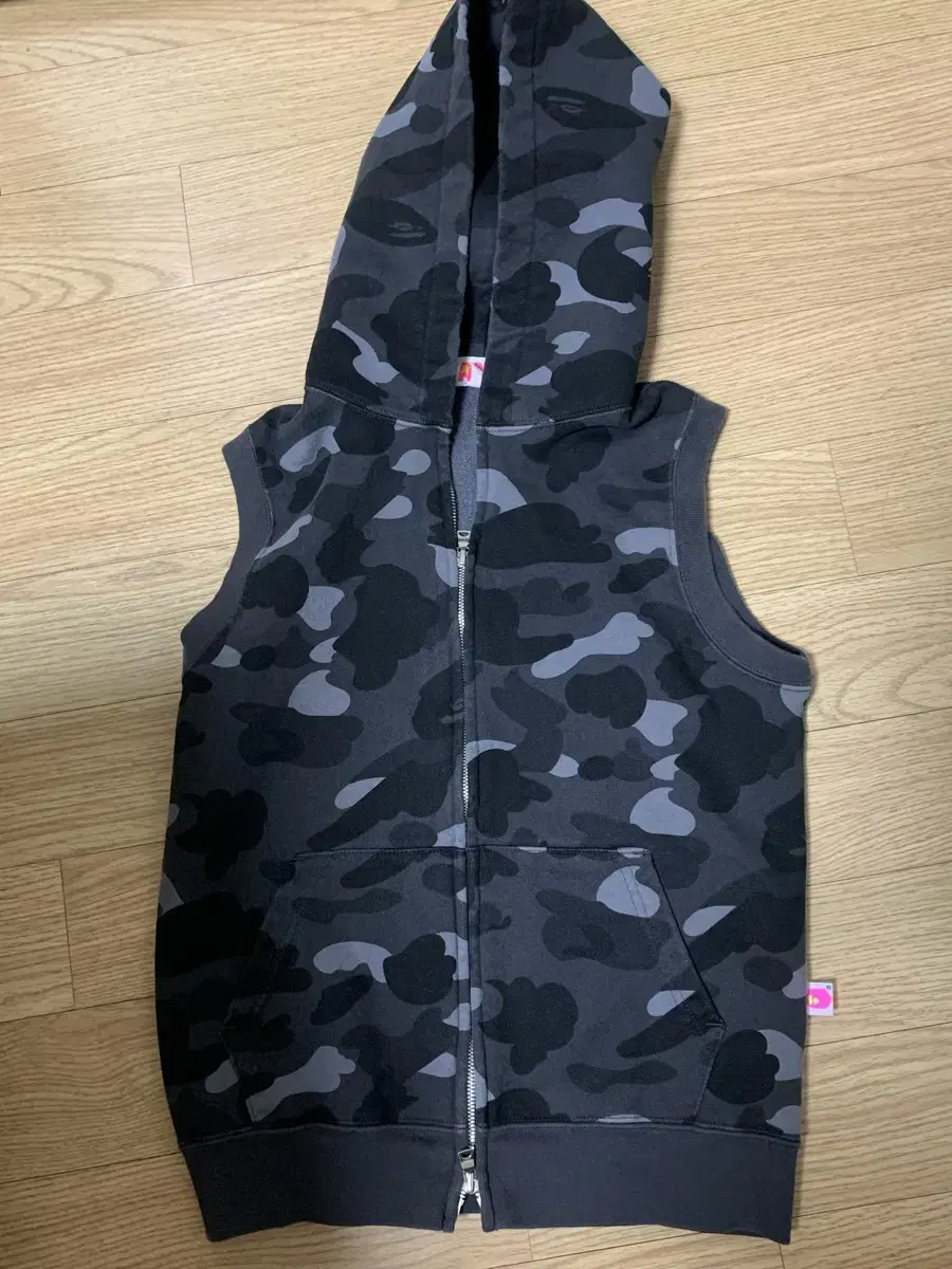 Bape 후드 조끼집업