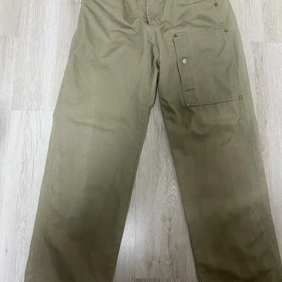 유먼트(LABEL WORK PANTS - BEIGE )