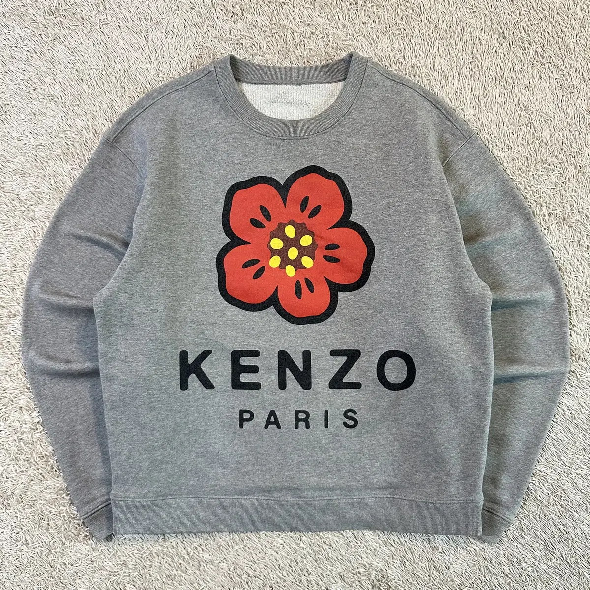 [XS] 22FW 겐조 KENZO 보케 플라워 맨투맨 펄그레이