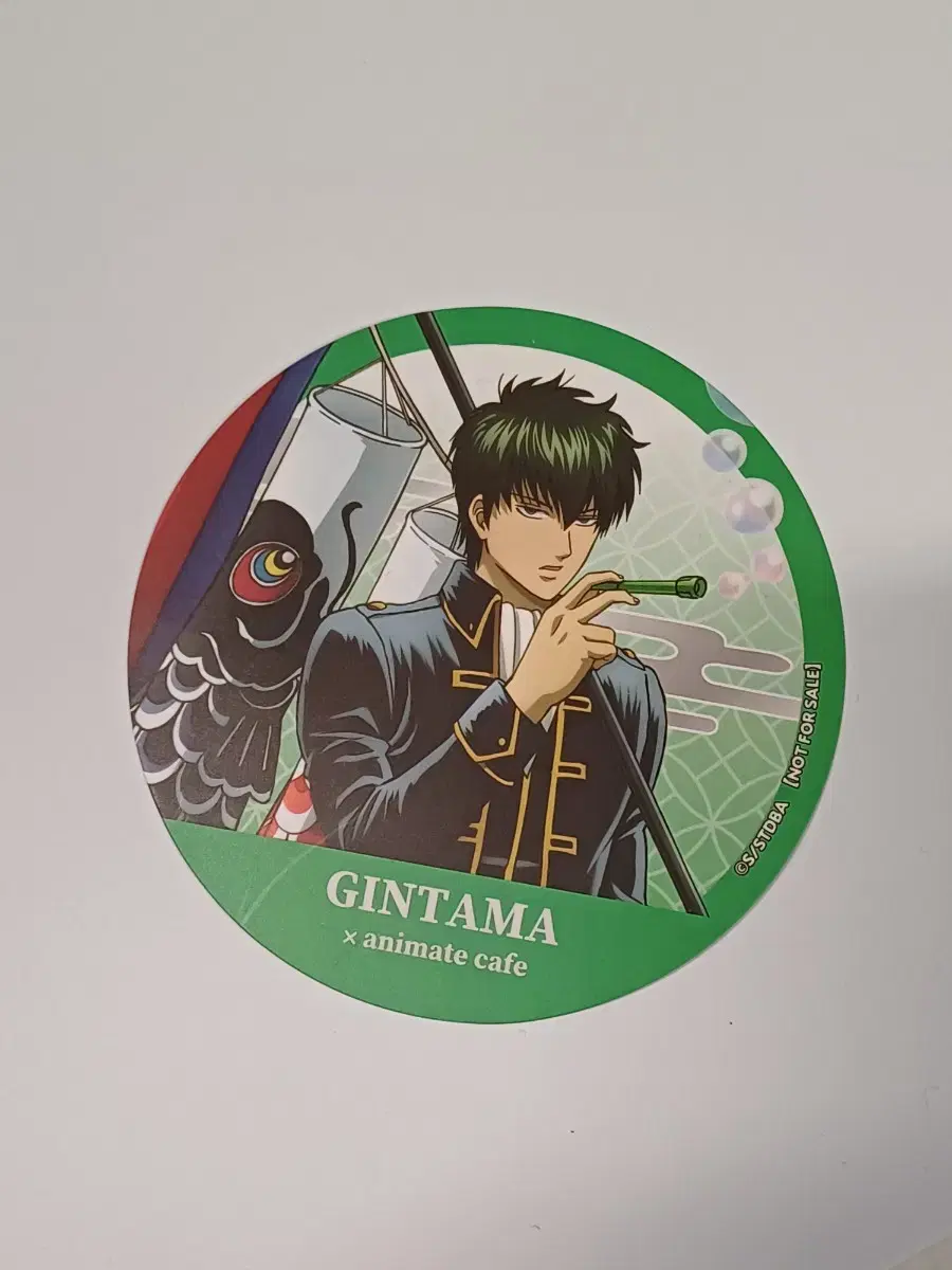 Gintama Anime Collaboration Cafe Hijikata Toshiro Coaster