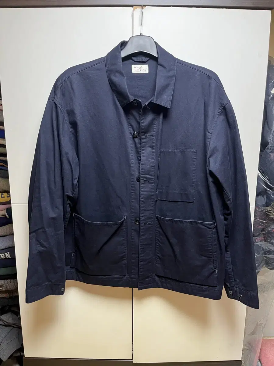 Roughside Comfort Jacket Navy Size 2