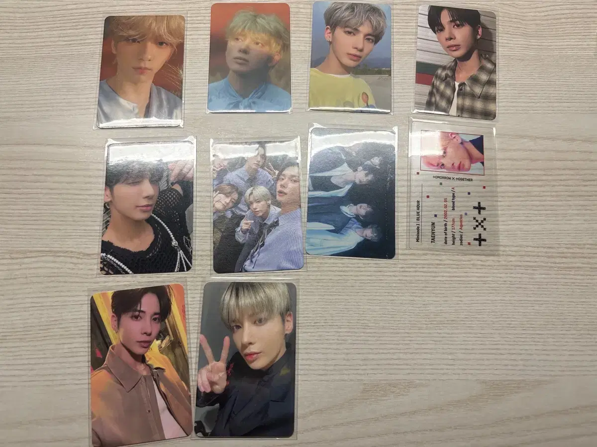 TXT soobin yeonjun beomgyu taehyun hueningkai photocard Bulk WTS