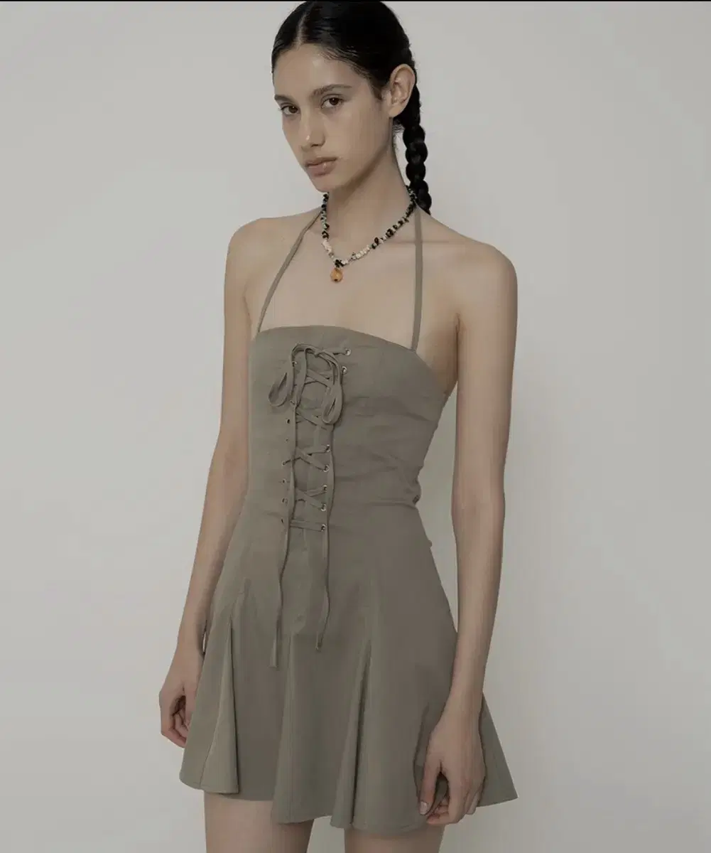 포르타 porta COTTON GRASS EYELET DRESS 원피스