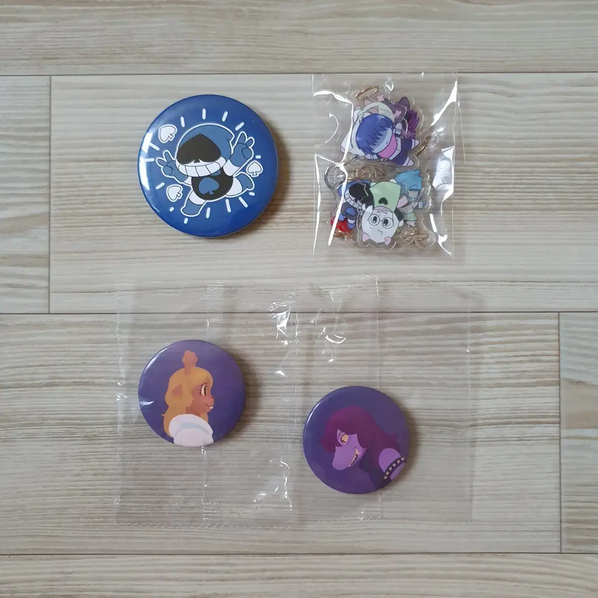 Undertale Delta Lune unofficial goods Canbadge acrylic keyring bulk Sells