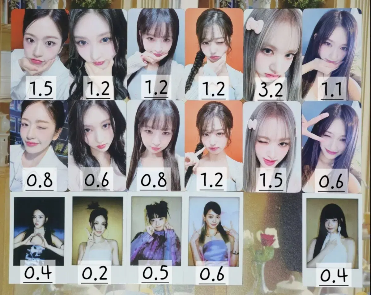 아이브 스위치 soundwave 4차 ld unreleased photocard 양도해용! 유진가을레이 원영리즈이서