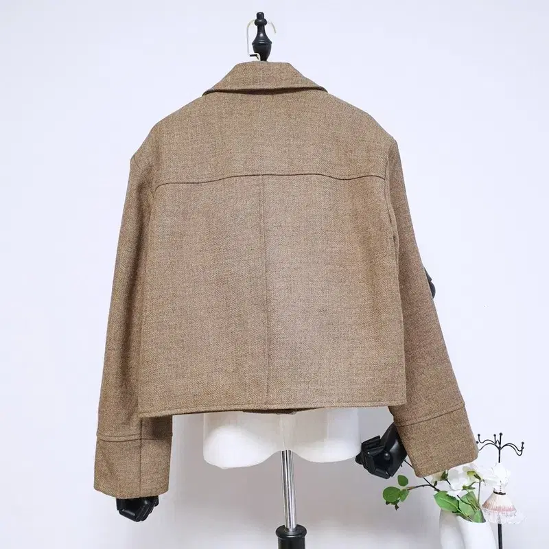 베이지보울 울자켓 wool 100% 여F 사용감없음