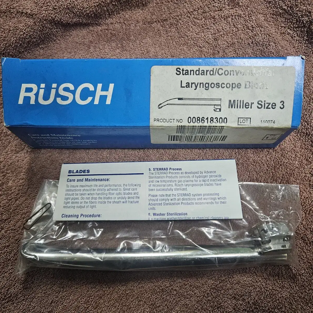 Rusch Standard Laryngoscope Blade