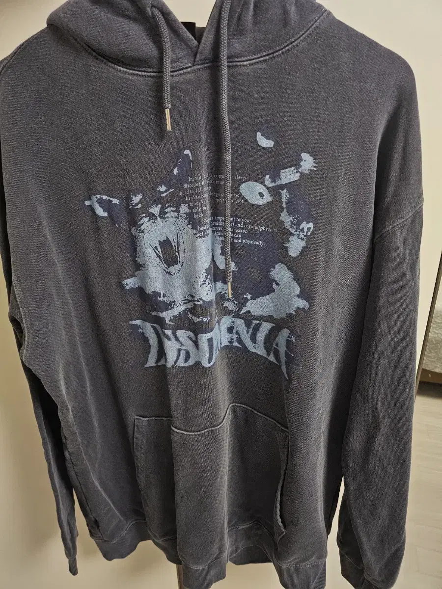 Campagno Pigmented Hoodie Dark bloo L