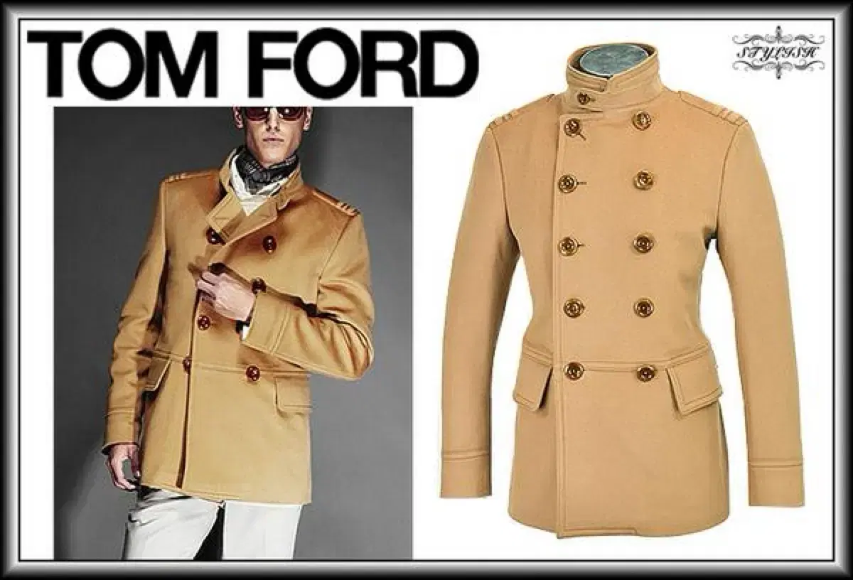 Tomford 톰포드 더블코트 자켓/48사이즈/카멜색