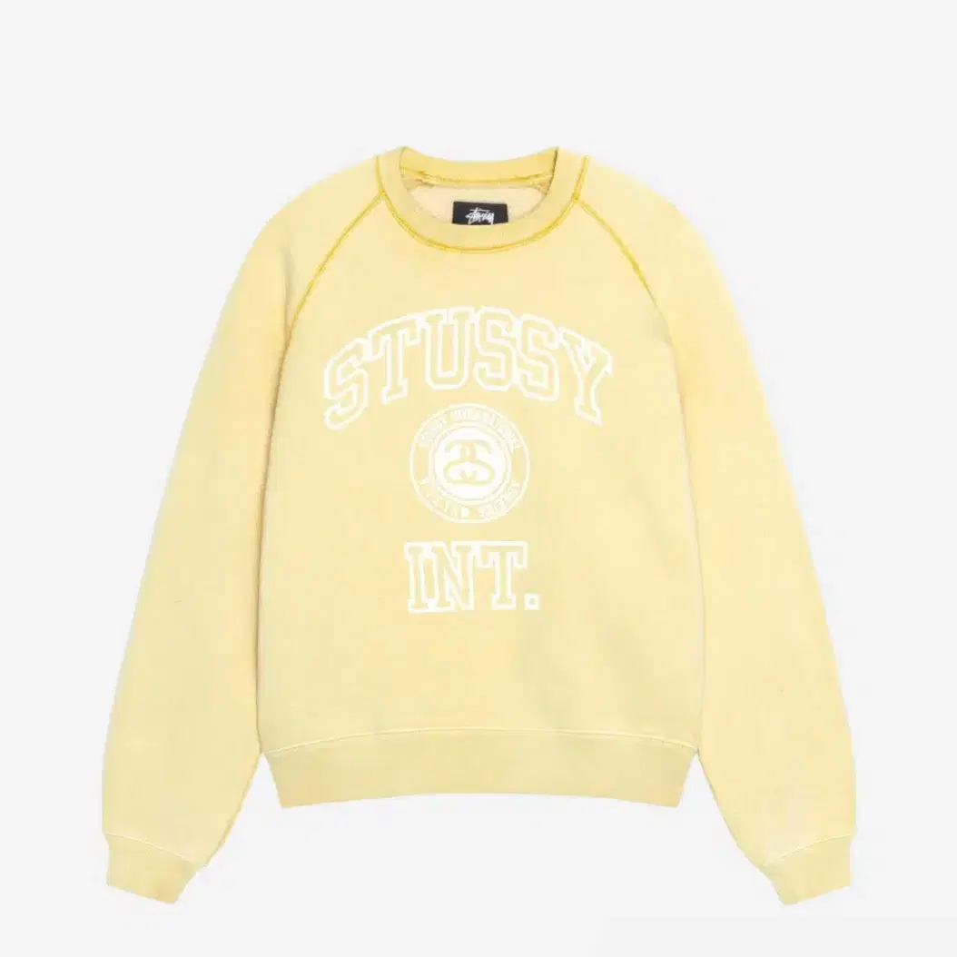 스투시 OVERLOCK VARSITY RAGLAN CREW