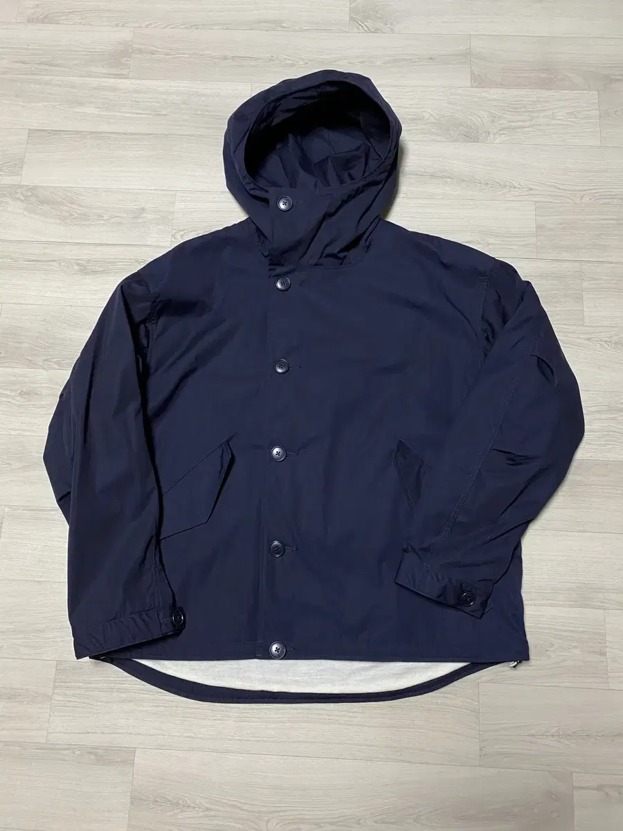 nayeon mika 22fw hooded jacket navy sells size M