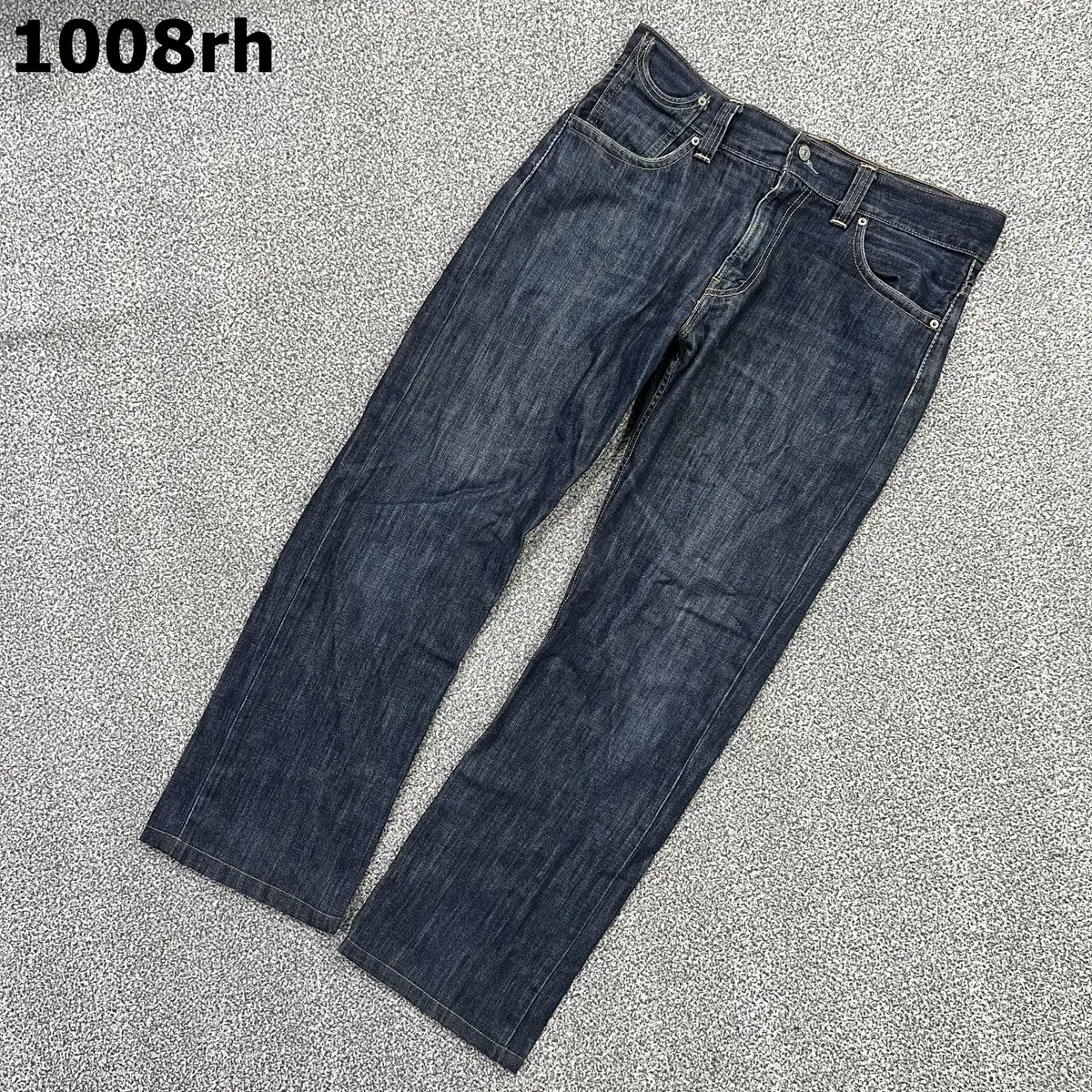 [34] Levi's 523 Straight Fit Washed Denim Pants Jeans 008RH