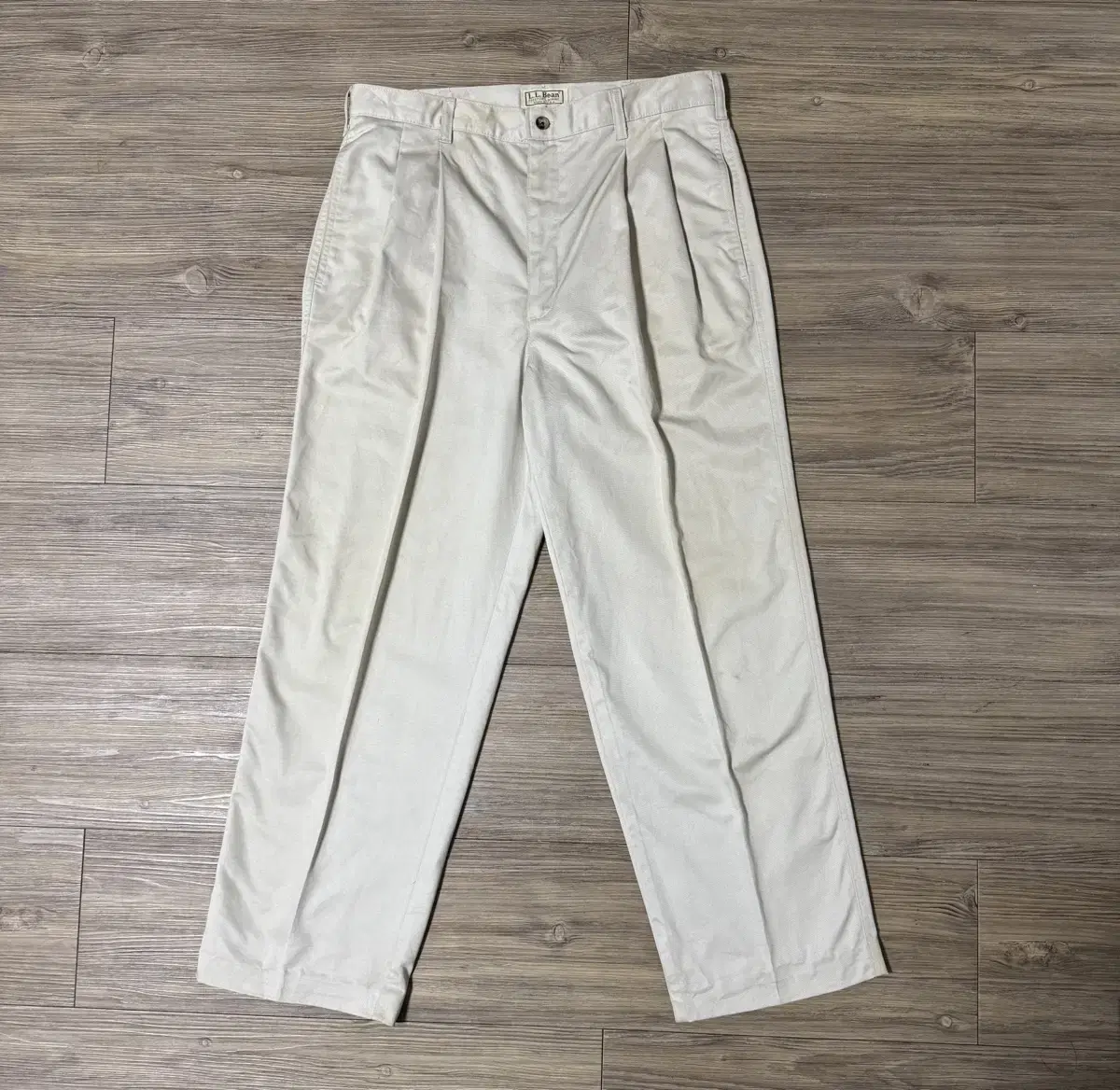 8s-90s USA L Elvin Talon Zippered Two-Tuck Chino Pants