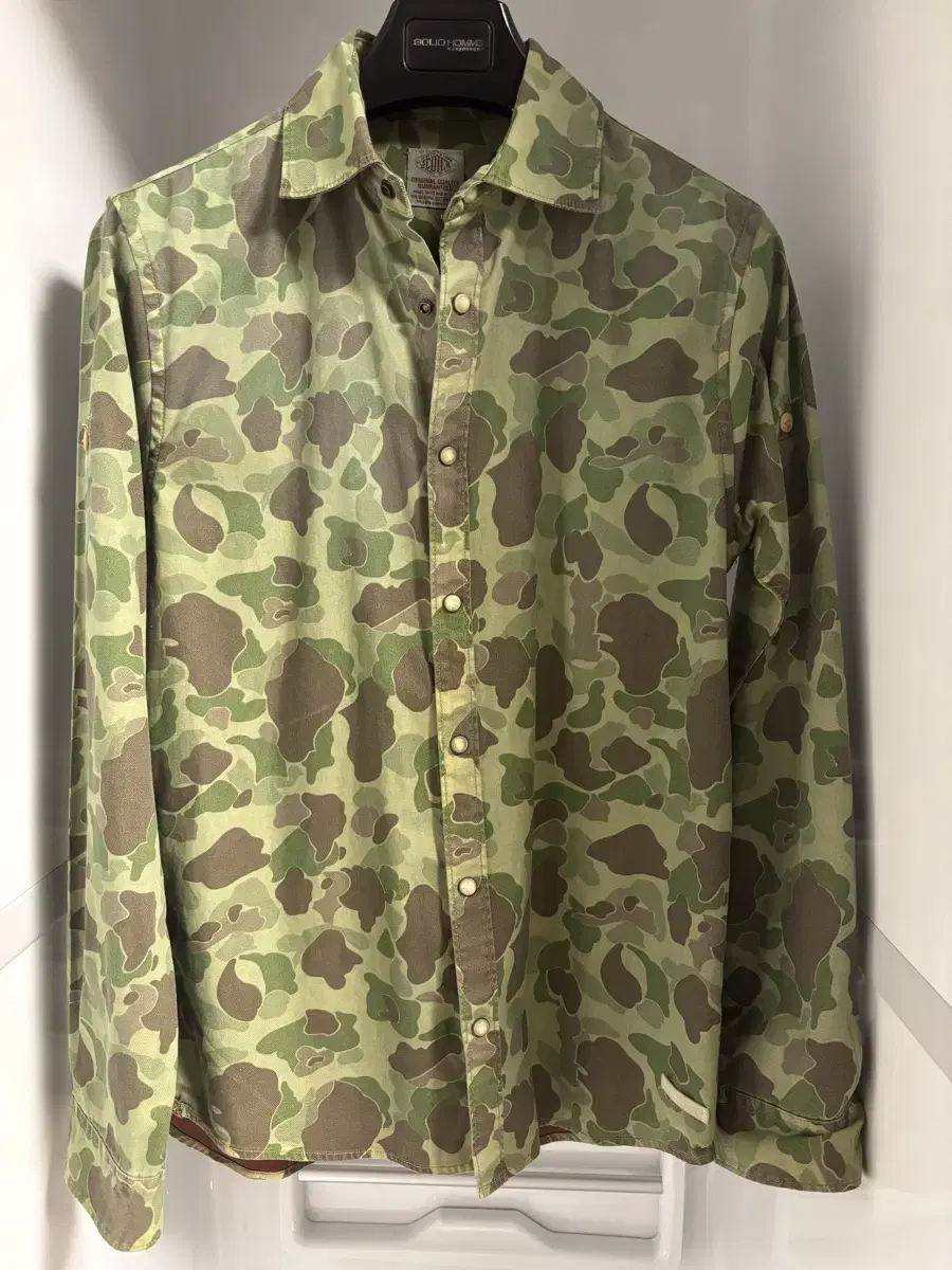 Scotch-and-Soda Camo Plaid Shirt S