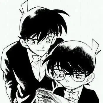 Detective Conan Heiji Original Artwork hologram CanBadge