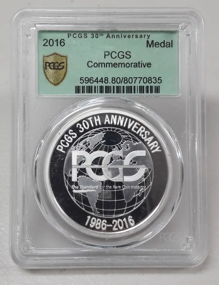 2016년 미국 PCGS 설립 30주년 기념 PCGS 인증 메달