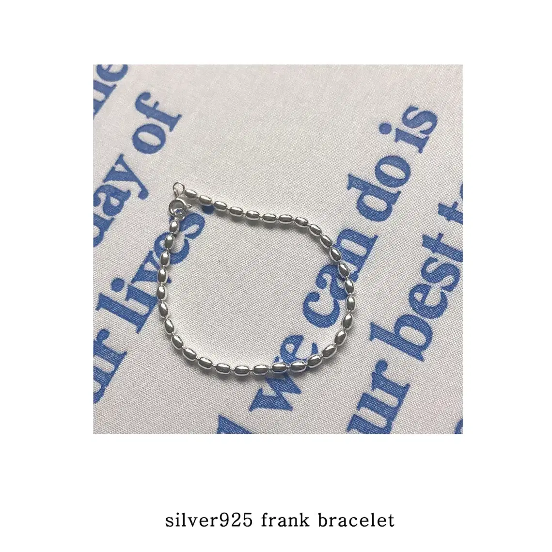 바이위켄드 Frank bracelet