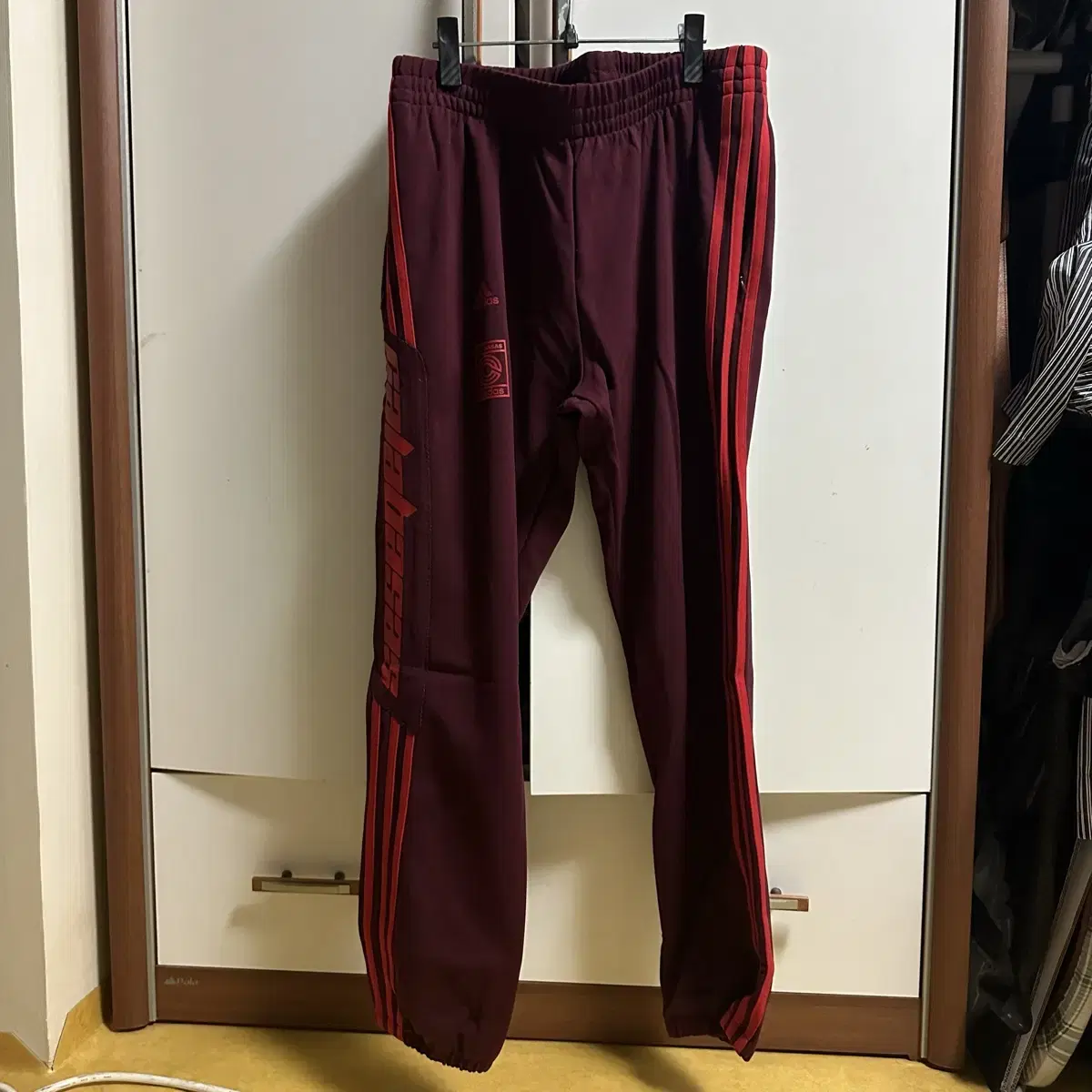 Adidas Calabasas Track Pants Maroon