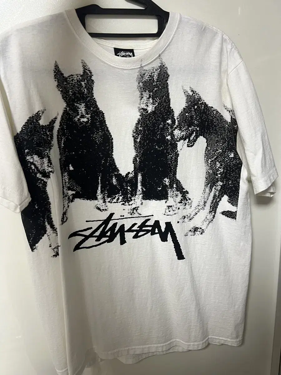 Stussy Doberman T-Shirt White M