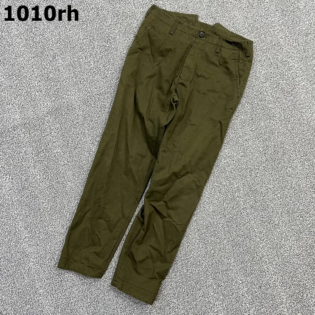 [S] Non-Heavy Gurkha Cotton Pants Military Cotton Trousers Khaki 010RH