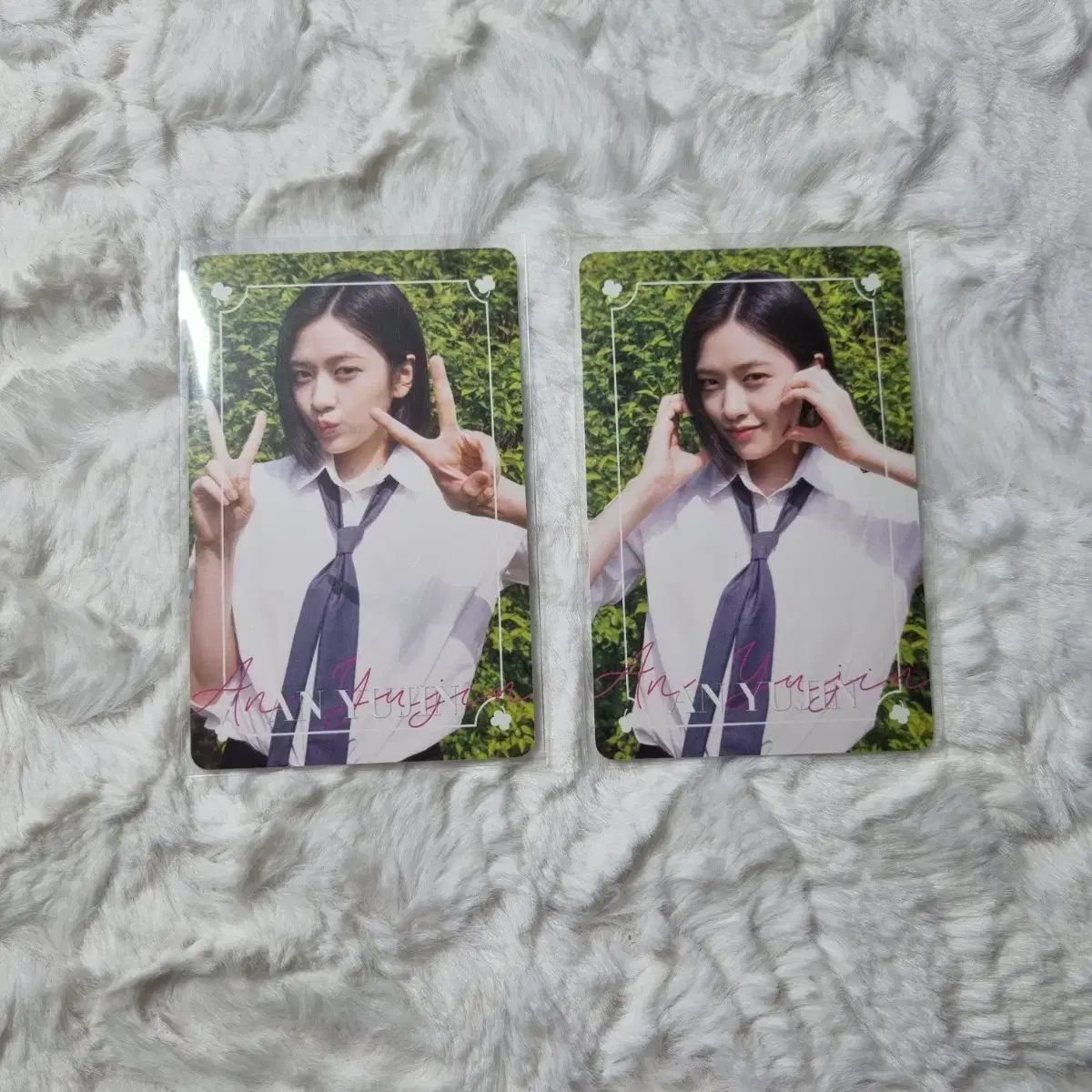 ive ahn yujin dikon lucky photocard wts ahn yujin falllay jang wonyoung leeseo