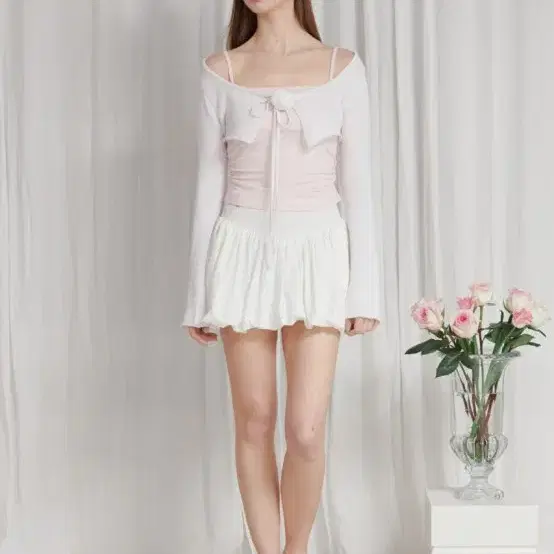 페인오어플레져 rose corsage bolero white