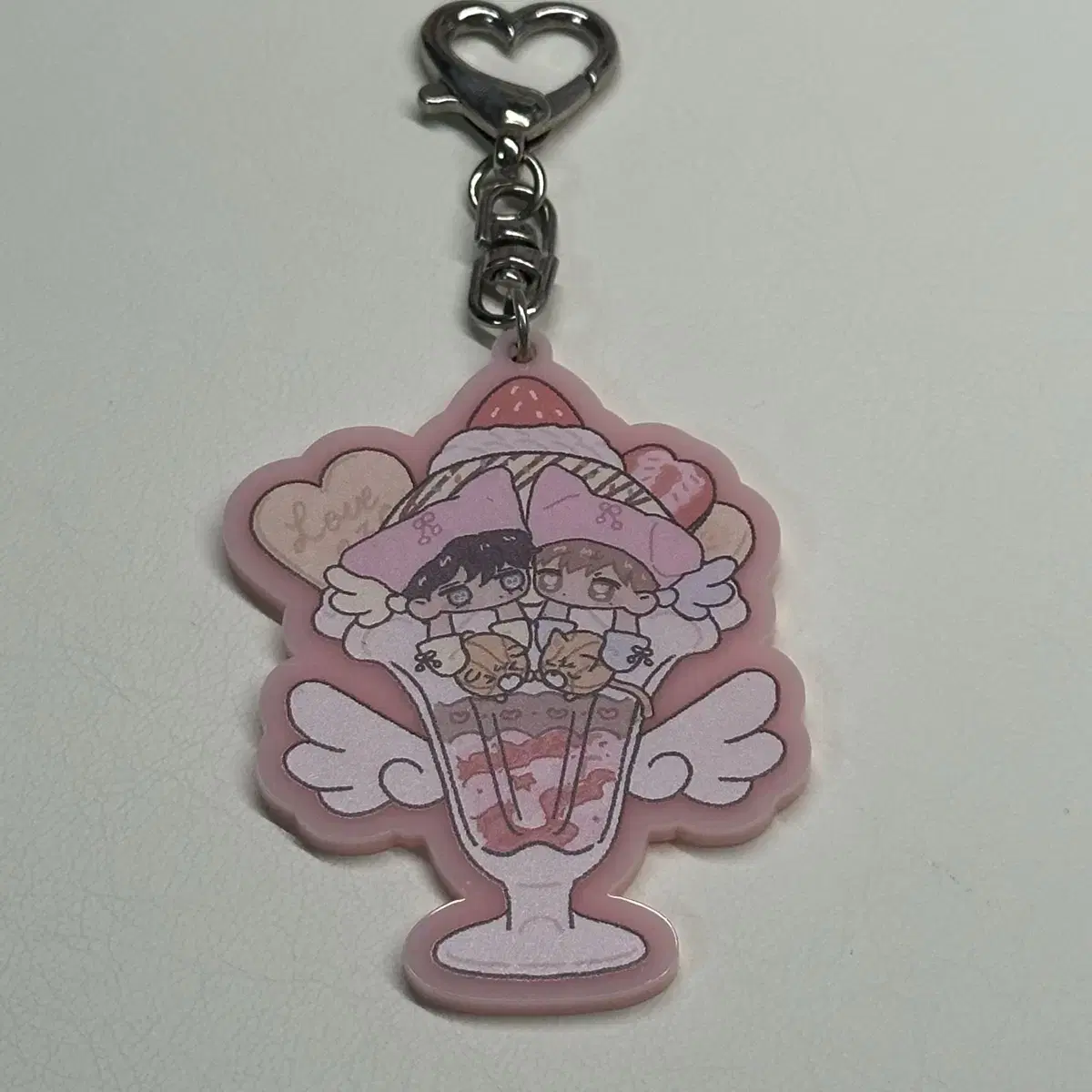 Jong Sang Angel Parfait keyring Gupta Garbage Time unofficial goods acrylic