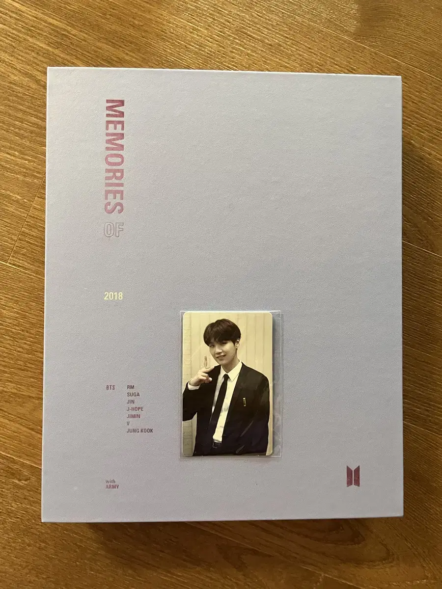 BTS bts 2018 Memories wts suga Yoon Ki photocard