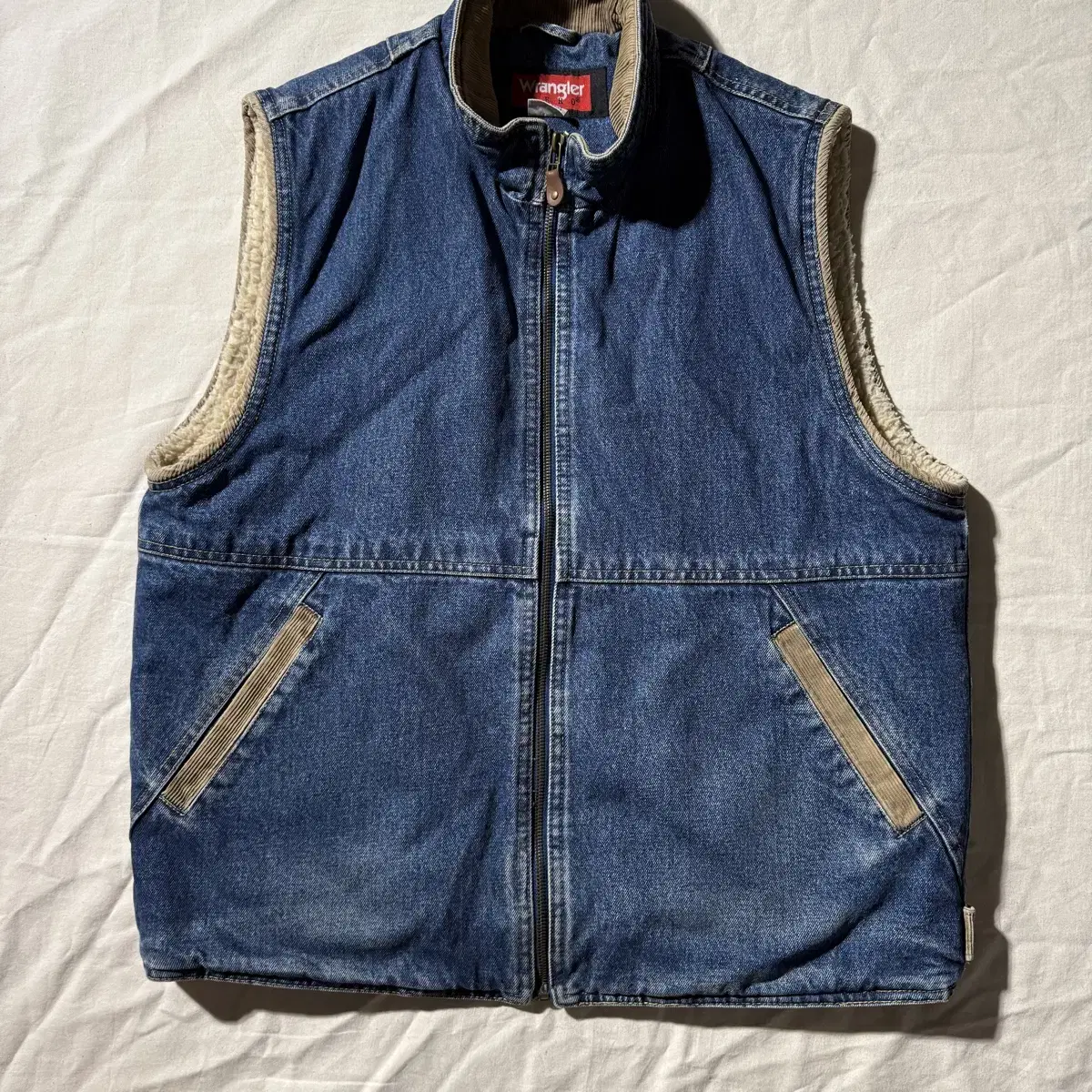 Wrangler Hero Denim Sherpa Vest