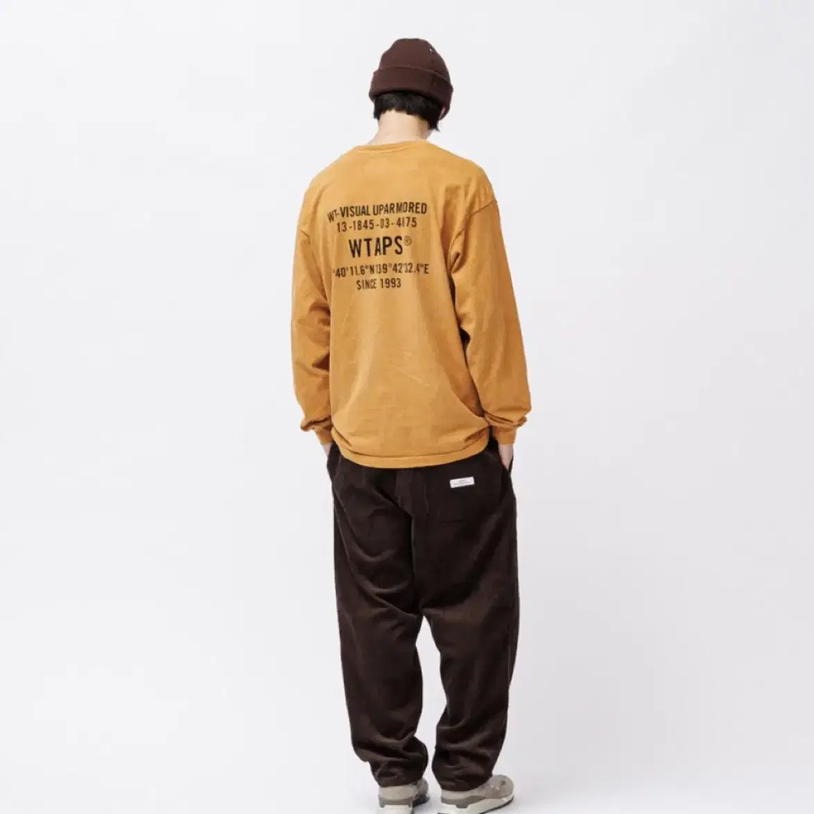 새상품 WTAPS 더블탭스 24FW 긴팔 티셔츠 블랙 L