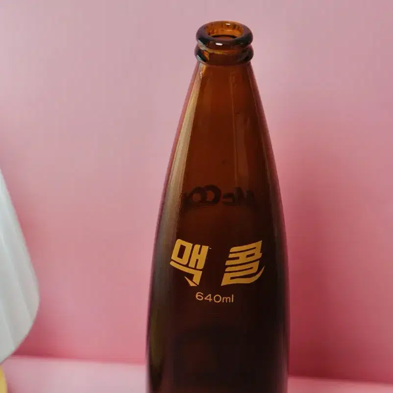 맥콜 옛날 음료수병 640ml 근대사소품 빈티지 레트로