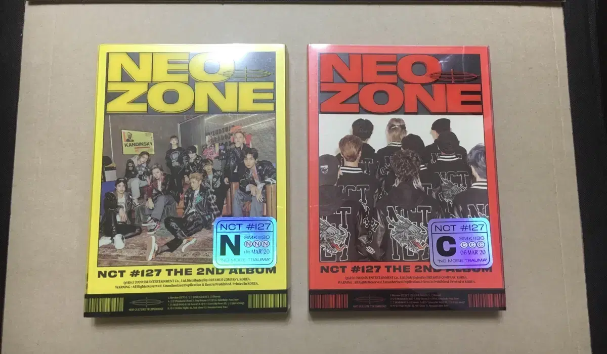 nct 127 neo zone 2 unsealed albums in bulk for scrap CD collection