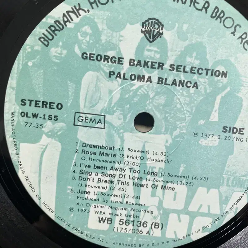 GEORGE BAKER LP / AA3120